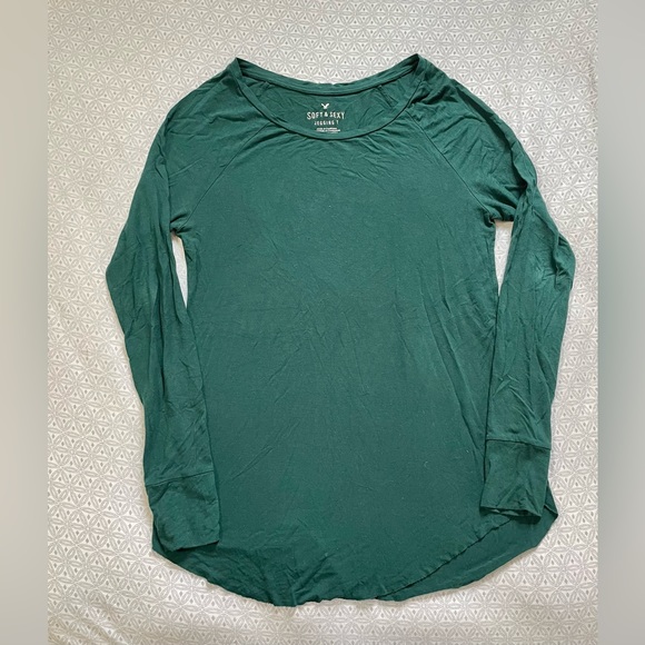 American Eagle Soft & Sexy Jegging tshirt Size XS - Picture 2 of 5